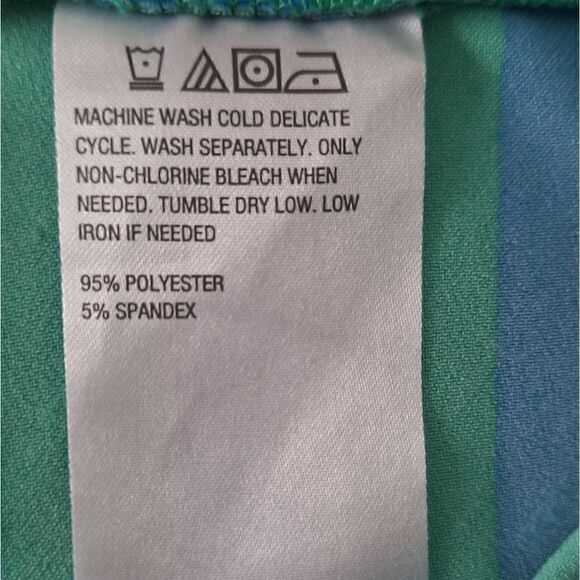 IMAN L striped skirt, belted assymetrical - Picture 10 of 13